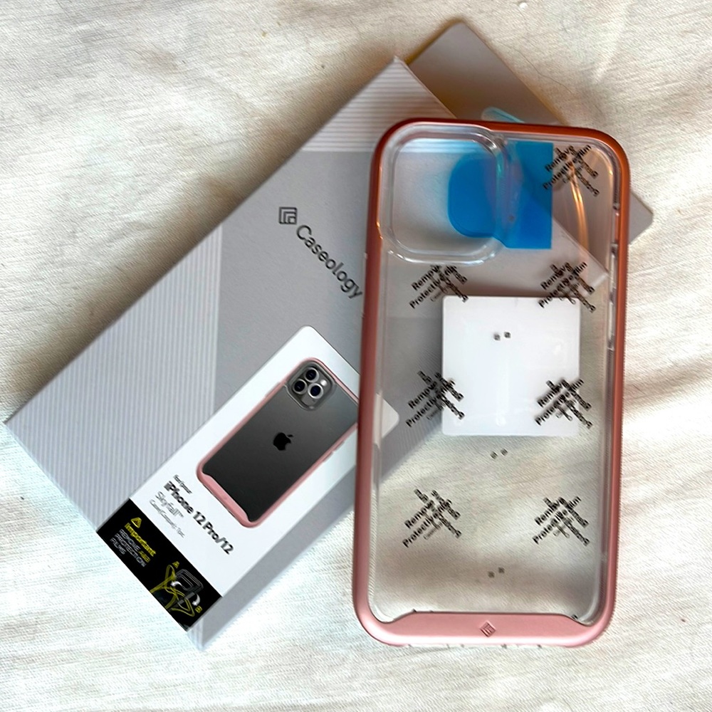 📱 NWT Pink/Clear Caseology iPhone 12/12 Pro Phone Case 📱